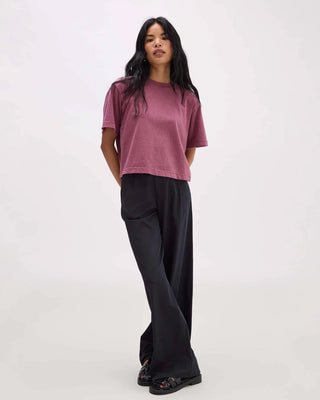 Cindy Relaxed Crop Tee