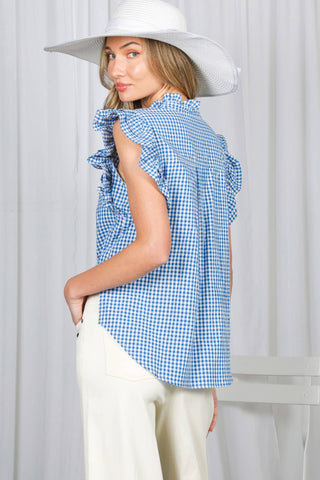 Playful Gingham Ruffle