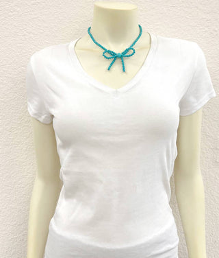 the Bead Bow Necklace