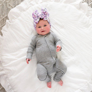 Gigi and Max - Riley Ribbed ZIP Bamboo One Piece Two Way Zipper Baby Outfit
