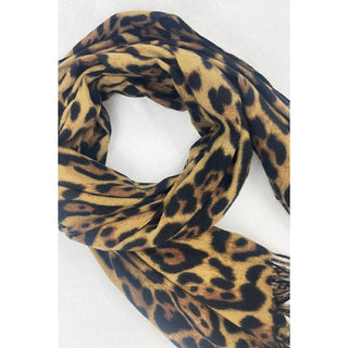 The Leopard Print Long Scarf