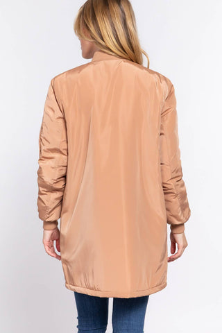 The Long Line Bomber Jacket