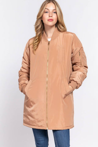 The Long Line Bomber Jacket