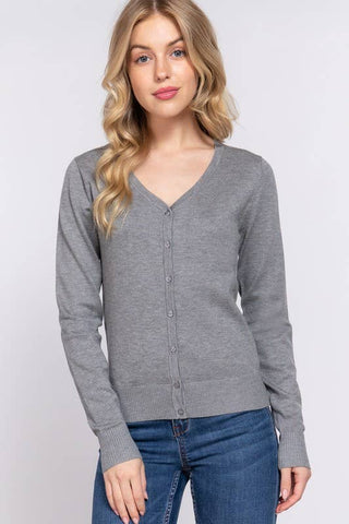 The Classic Button Down Sweater Cardigan