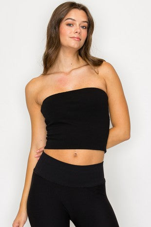 Double Layered Tube Top -Short