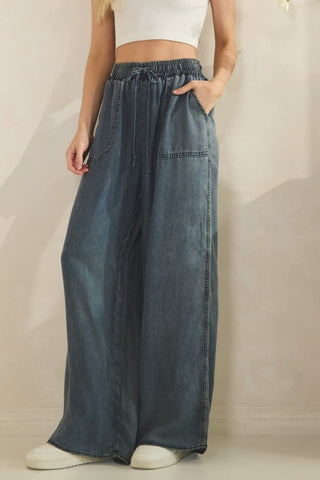 The Denim  Palazzo Pants