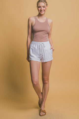 Lucy Linen Blend Shorts