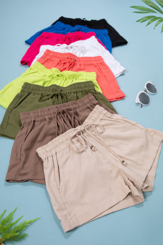 Lucy Linen Blend Shorts