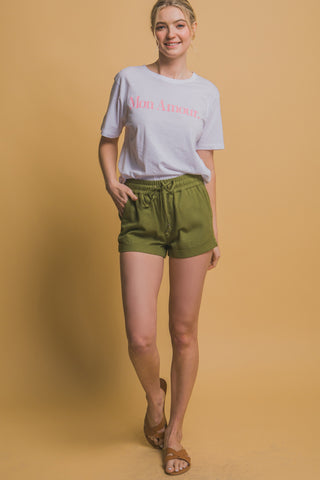 Lucy Linen Blend Shorts