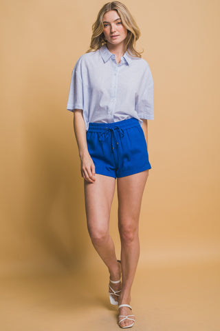 Lucy Linen Blend Shorts