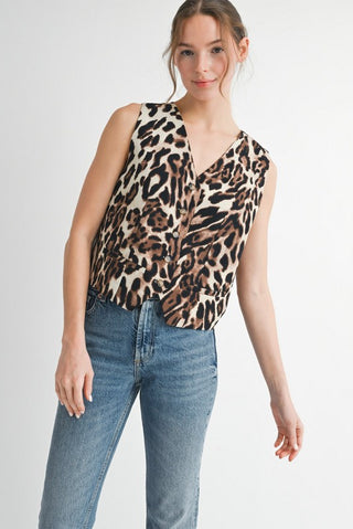 Vivianne Leopard Vest