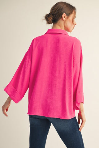 Greta Collared 3/4 Sleeve