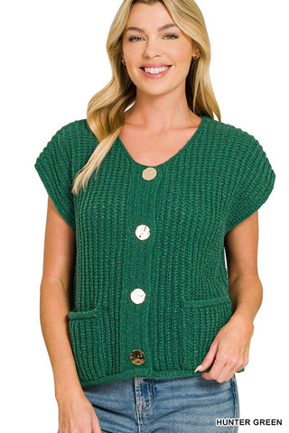 The Gemma Button Front Sweater