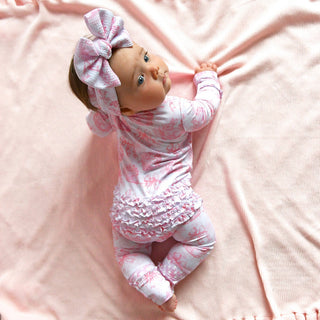 Gigi and Max - Juniper RUFFLE ZIP Easter Floral Bamboo 1-Piece Baby Outfit