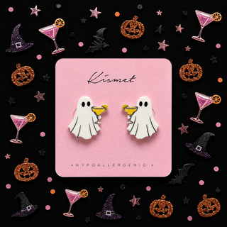 Margarita Ghost Stud Earrings