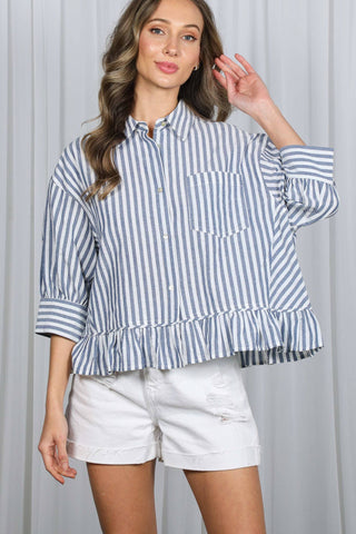 The Sloan Ruffle Shirt