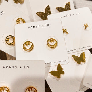 Sunday Cross Studs