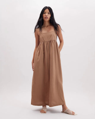 Linen Maxi Dress