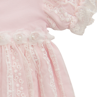 Haute Baby - Haute Baby Precious Blush Bubble Romper