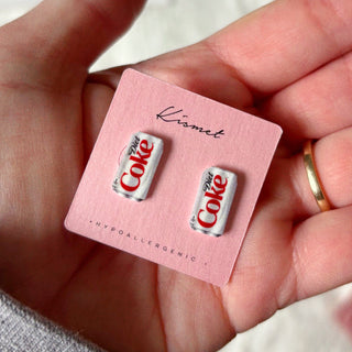 Diet Coke Girlie Stud Earrings