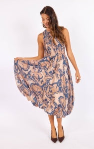 STL WILD CITY MIDI DRESS