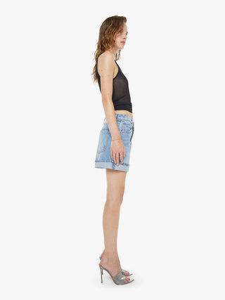 The Culotte Cuffed Short- Snacks By Mother Denim