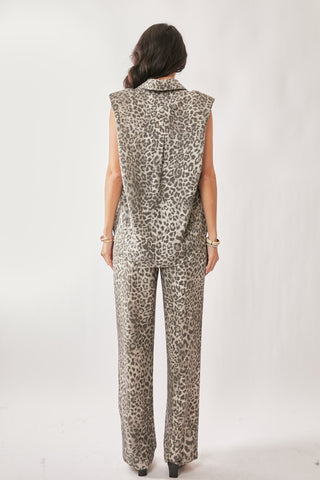 Lolita Leopard Button Down Set