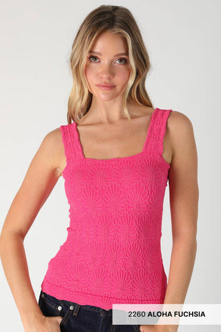 NIKIBIKI - Lace Textured Square Top