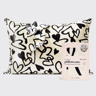 KITSCH - Standard Satin Pillowcase - Heart