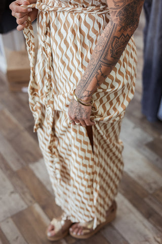 Prickly Pear V-Neck Maxi Dress
