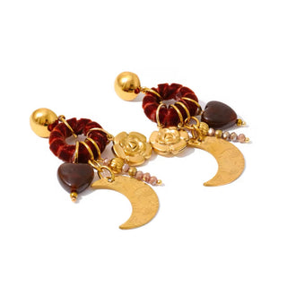 Moon Magic Fall Statement Charm Earrings