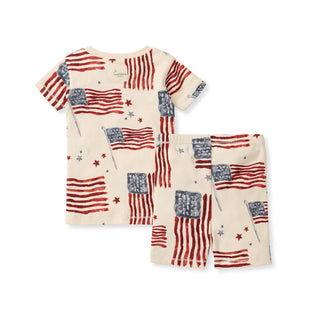 Burt's Bees Baby - American Flag Organic Cotton Two-Piece Pajamas