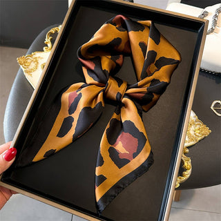 Savannah Grace-Leopard Print Small Scarf
