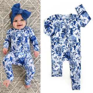 Gigi and Max - Hattie RUFFLE ZIP Bamboo Sleepes Little