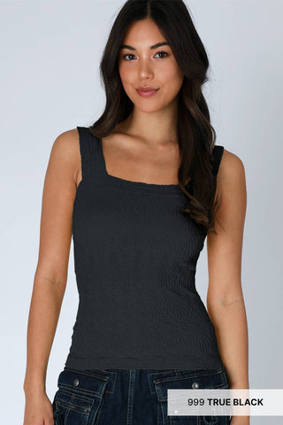 NIKIBIKI - Lace Textured Square Top