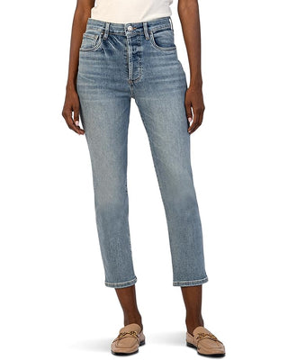 Elizabeth High Rise Crop Straight Leg- Supported