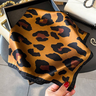 Savannah Grace-Leopard Print Small Scarf