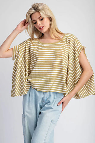 The Camille Stripe Top