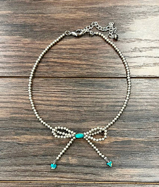 The Bead Bow Necklace