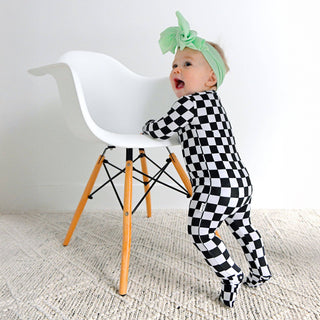 Gigi and Max - Axel ZIP Bamboo Sleepies Little Baby Outfit Bamboo