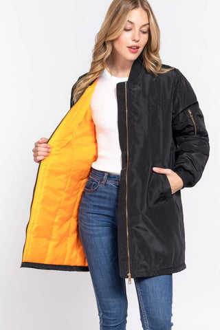 The Long Line Bomber Jacket
