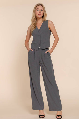 The Friday Front Button Closure Vest