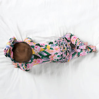 Gigi and Max - Luana RUFFLE ZIP Bamboo One Piece Floral Baby Outfit