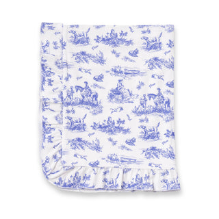 Toile de Jouy Stroller Blanket (Bamboo)