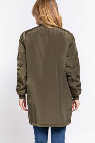 The Long Line Bomber Jacket