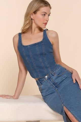 The Dakota Denim Top