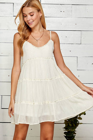 Ruffled and Tiered Dress