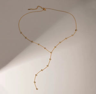 Cosmos Crystal Lariat Y Necklace