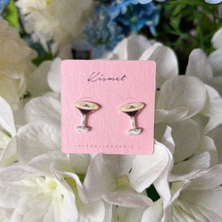 Espresso Martini Stud Earrings