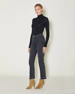 Bella Crop Flare- Ash  by Le Jean